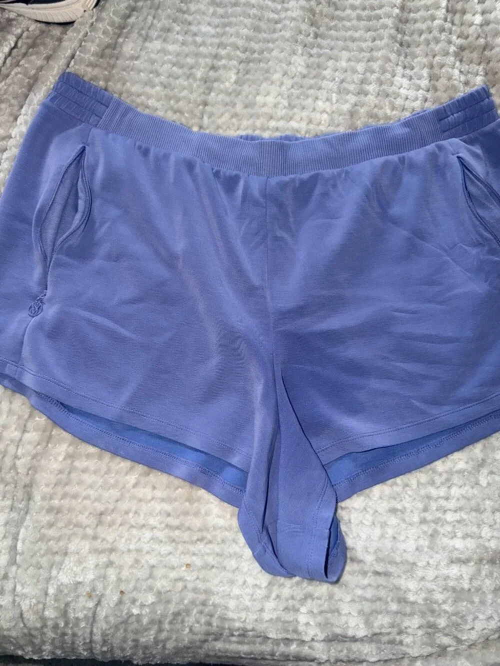 Victoria’s Secret Periwinkle Lounge Shorts XXL | Soft Modal Blend with Pockets